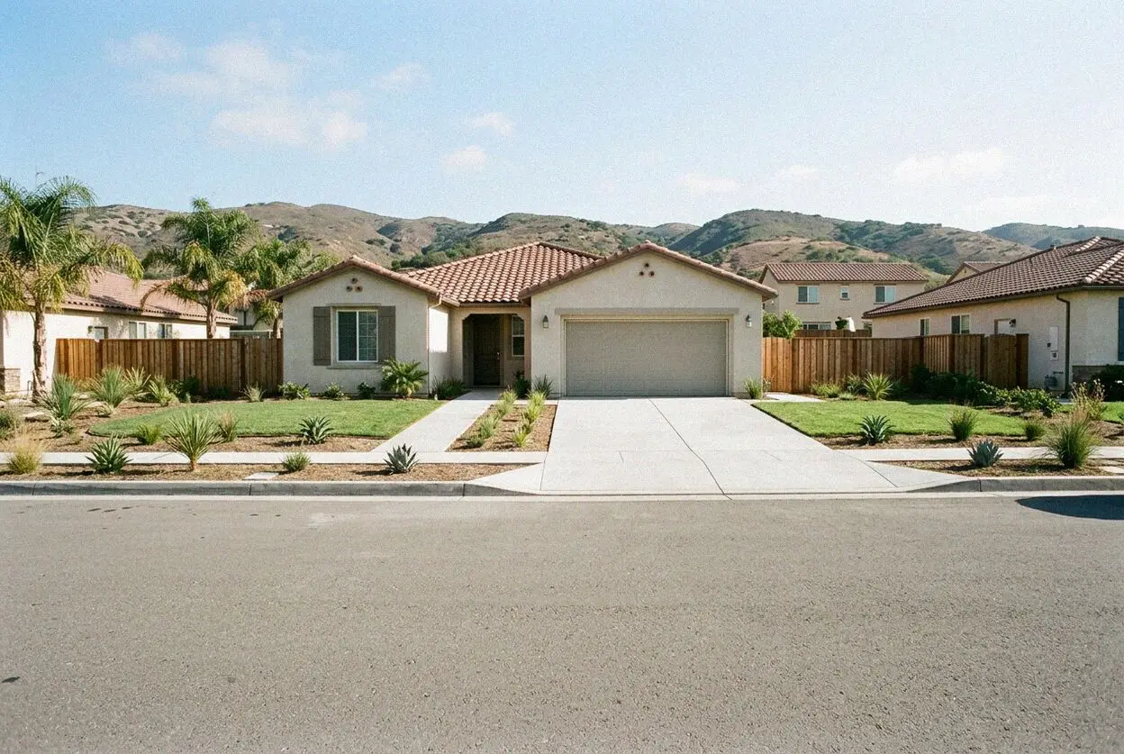 Replaced concrete driveway with sawn joints at a Redondo Beach home